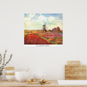 Tulips of Holland by Claude Monet Poster (Keuken)