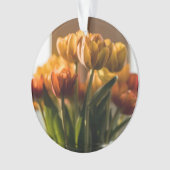Tulips Orange Flowers Ornament (voorkant)