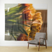 Tulips Orange Flowers Wandkleed (In Situ (horizontaal))