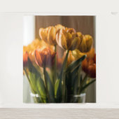 Tulips Orange Flowers Wandkleed (Voorkant)