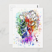 Tulips Pencil Sketch Briefkaart (Voorkant / Achterkant)