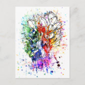 Tulips Pencil Sketch Briefkaart (Voorkant)