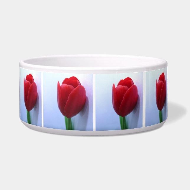 Tulips Pet Bowl Voerbakje (Voorkant)