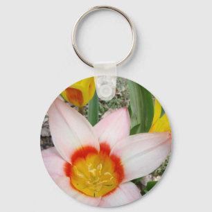 TULIPS PINK TULIP FLOWERS 9 Kaart Art Giften Sleutelhanger