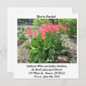 Tulips Weddenschap Kaart (Voorkant / Achterkant)