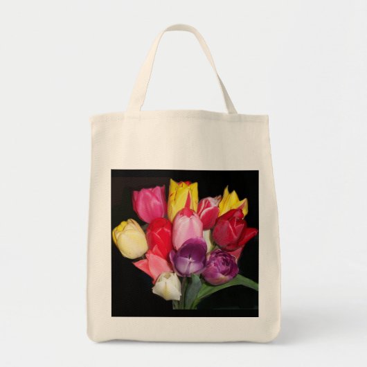 Tulips zegt alles tote bag (Voorkant)