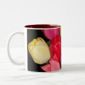 Tulips zegt alles tweekleurige koffiemok (Links)