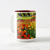 TULIPTIJD TWEEKLEURIGE KOFFIEMOK (Voorkant links)