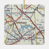 Tullahoma TN Keramisch Ornament (Achterkant)