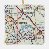 Tullahoma TN Keramisch Ornament (Voorkant)