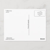 Tullamore (Celtic Cross & Sunrise) Briefkaart (Achterkant)