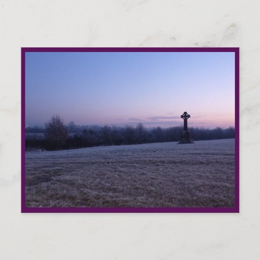 Tullamore (Celtic Cross & Sunrise) Briefkaart (Voorkant)