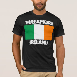 Tullamore, Ierland met Ierse vlag T-shirt