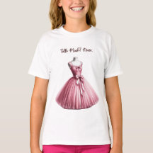 Tulle Much? Nooit. Meisjes Roze Tulle T-shirt