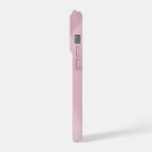 Tulle Pink Background Phone Case iPhone Hoesje (Linkerkant)