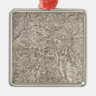 Tulle, Pompadour Metalen Ornament