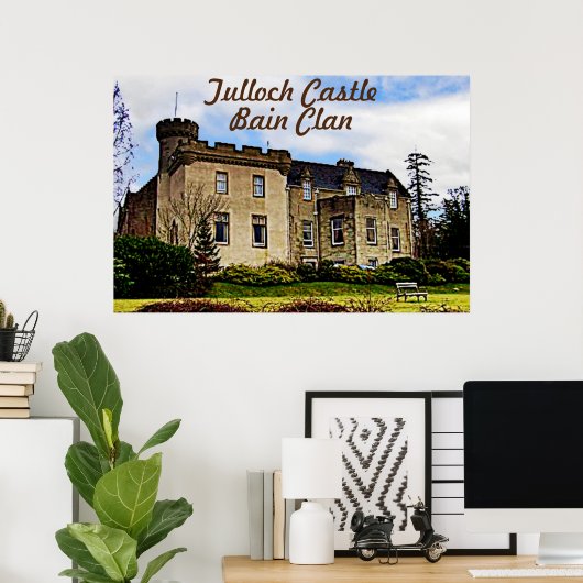 Tulloch Castle - Bain Clan Poster (Thuiskantoor)