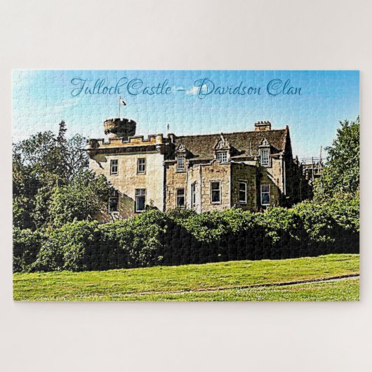 Tulloch Castle - Davidson Clan Legpuzzel (Horizontaal)