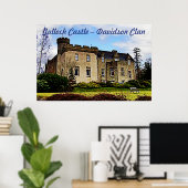 Tulloch Castle - Davidson Clan Poster (Thuiskantoor)