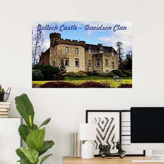 Tulloch Castle - Davidson Clan Poster (Thuiskantoor)