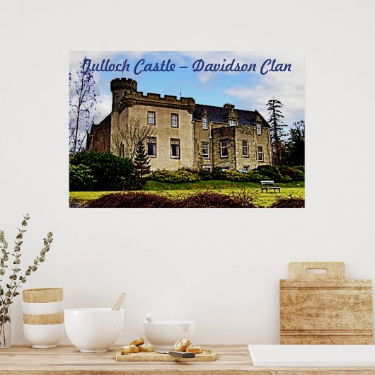 Tulloch Castle - Davidson Clan Poster (Keuken)