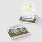 Tulloch Castle - Davidson Clan Stenen Onderzetter (Zijkant)