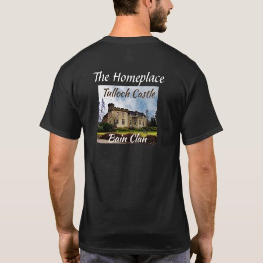 Tulloch Castle – Scottish Bain Clan T-shirt (Achterkant)