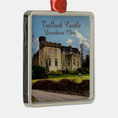 Tulloch Castle Scottish Davidson Clan Metalen Ornament (Rechts)