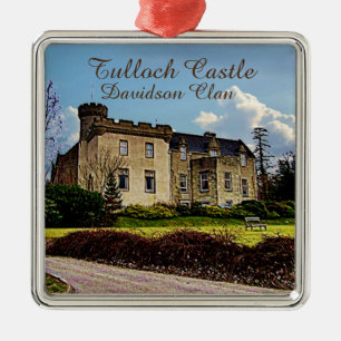 Tulloch Castle Scottish Davidson Clan Metalen Ornament