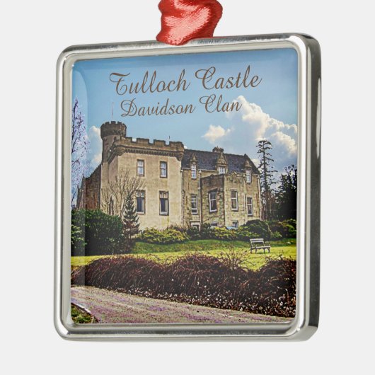 Tulloch Castle Scottish Davidson Clan Metalen Ornament (Links)