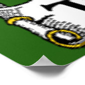 Tully Coat of Arms Irish Flag Print (Hoek)