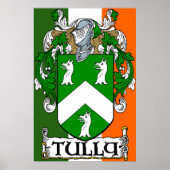 Tully Coat of Arms Irish Flag Print (Voorkant)