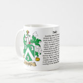 Tully, de oorsprong, de betekenis en de rest koffiemok (Voorkant links)