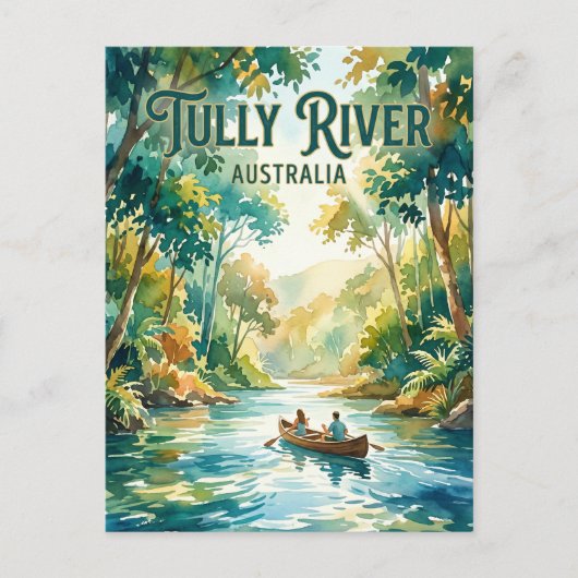 Tully River Australië Briefkaart (Voorkant)