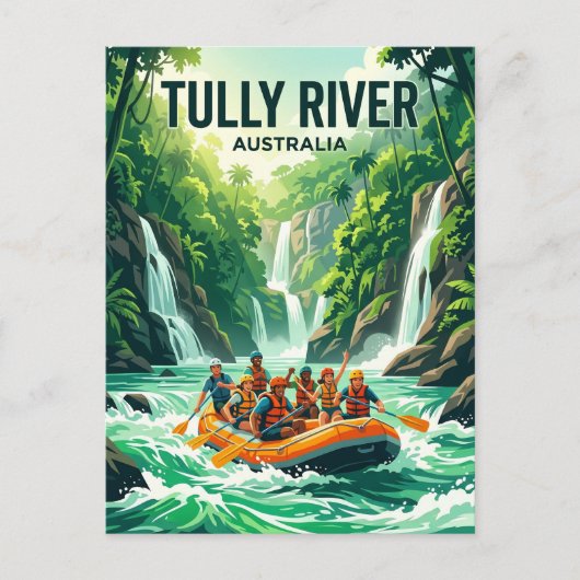 Tully River Australië Briefkaart (Voorkant)