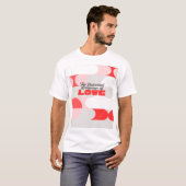 TULOL Rood Roze Witte T-Shirt (Voorkant volledig)