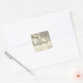 Tulon Vierkante Sticker (Envelop)