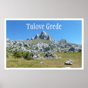 Tulove Grede, Dalmatia, Kroatië Poster