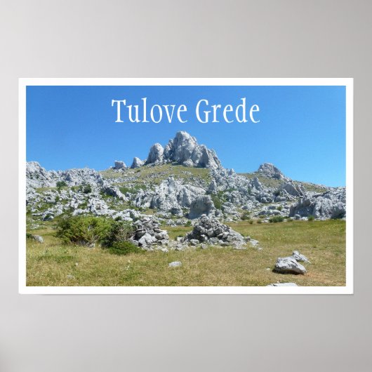 Tulove Grede, Dalmatia, Kroatië Poster (Voorkant)