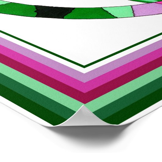 Tulp afdrukken poster (Hoek)