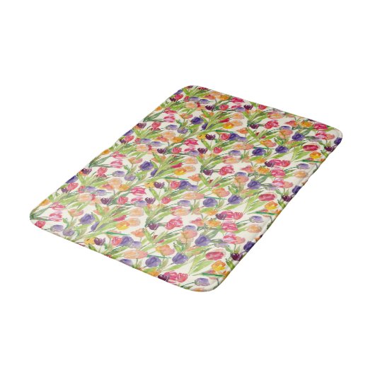 tulp aquarel badmat (Gekanteld)