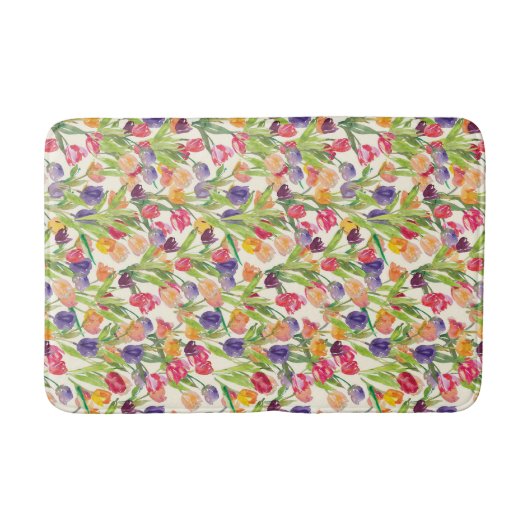 tulp aquarel badmat (Voorkant)