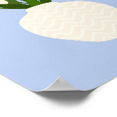 Tulp Arrangement Bloemen Vaas Blauw Poster (Hoek)