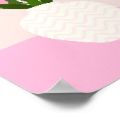 Tulp Arrangement Bloemenvaas Roze Poster (Hoek)