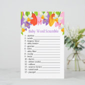 Tulp Baby word scramble game (Staand voorkant)