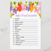 Tulp Baby word scramble game (Voorkant)