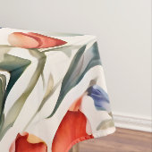 Tulp Bloeiende WC Patroonontwerp Tafelkleed (Voorbeeld)