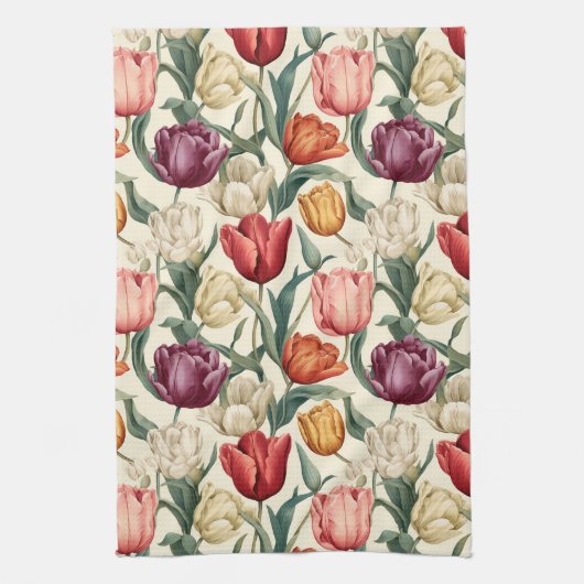 Tulp Bloem Bloemen Pasen Theedoek (Verticaal)