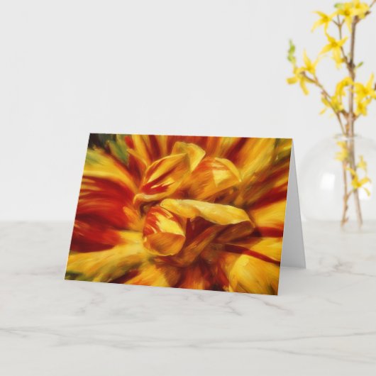 Tulp Bloem Bloemstuk Bloemblad Notitiekaart (Gele Bloem)