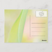 tulp bloem dank je wel blanco kaart (Achterkant)
